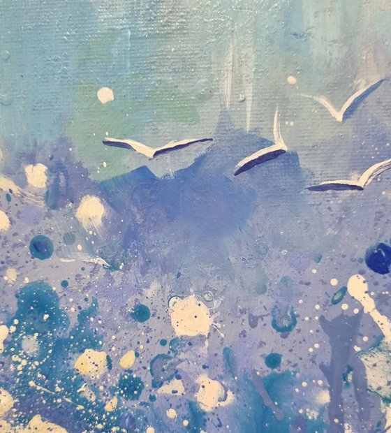 Diptych. Sea. Harmony of Serenity Diptych