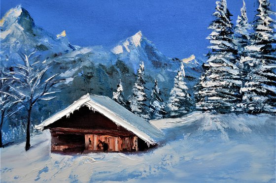 Heritage Series: Alpine Glow — Winter Peak