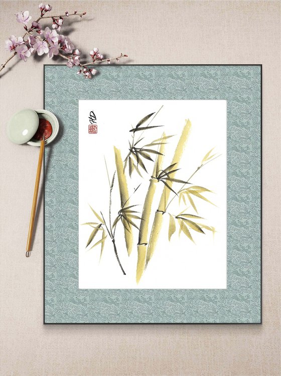 Golden Bamboo Harmony