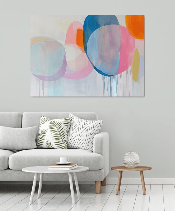 Large Pastel Shapes