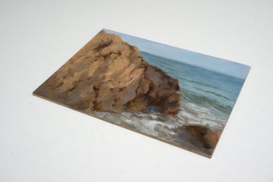 Sea cliffs at summer solstice