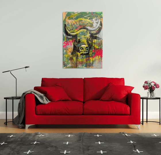 Noise of the Streets: Philosophy of Success. 31.5in x 44.88in (80cm x 114cm)