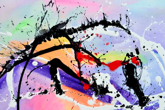 Elements - Large Colorful Abstract Painting
