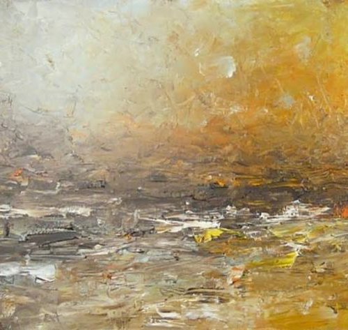 Home Shore  (Large, Panoramic, 100x40cm) by Kalpana Soanes