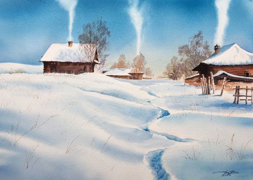 Russian winter by Igor Dubovoy