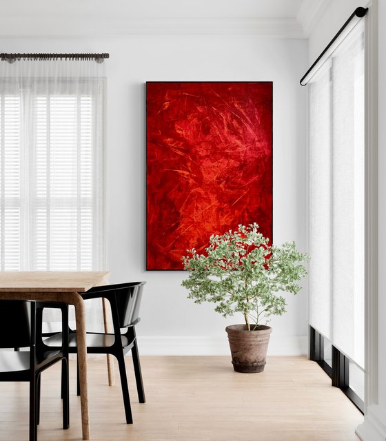 Red abstract 1525 Terra M