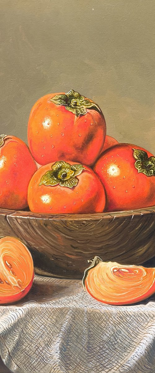 A Bowl of Persimmons by Stepan Ohanyan