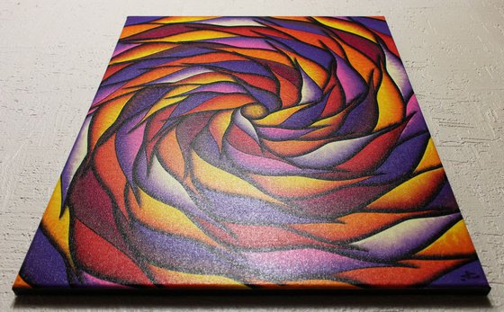Colorful spirals serie 5