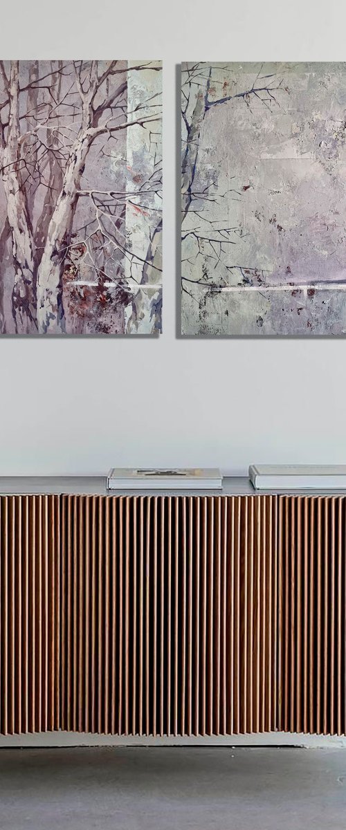 Variations of Space. Diptych by Natalia Yampolskaia