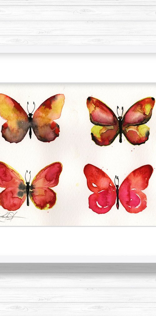 Four Butterflies 3 by Kathy Morton Stanion