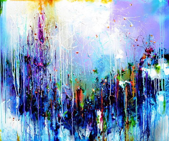 Fresh Moods 40, Large Abstract Painting