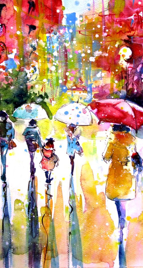 Joyful rainy day by Kovács Anna Brigitta