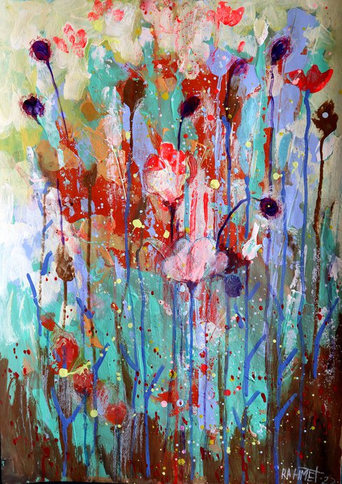 Fantasy with Flowers 111 by Rakhmet Redzhepov