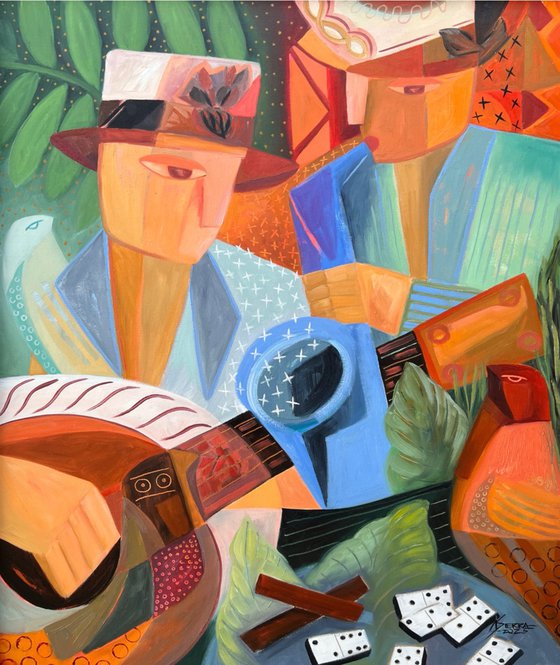 Songs, Stories, Shared Time Music Themed Art