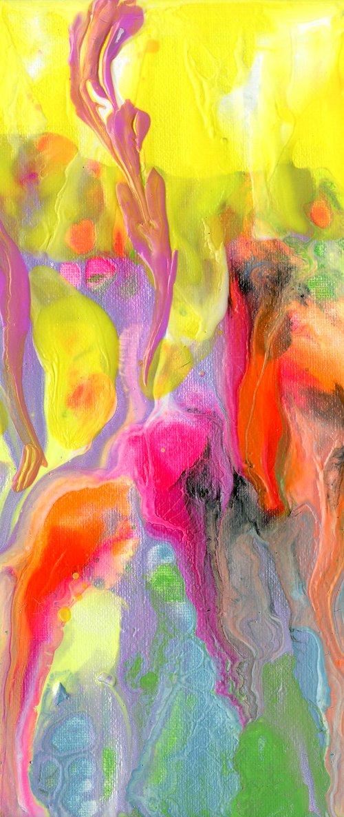 Flowering Euphoria 35 - Floral Abstract Painting by Kathy Morton Stanion by Kathy Morton Stanion