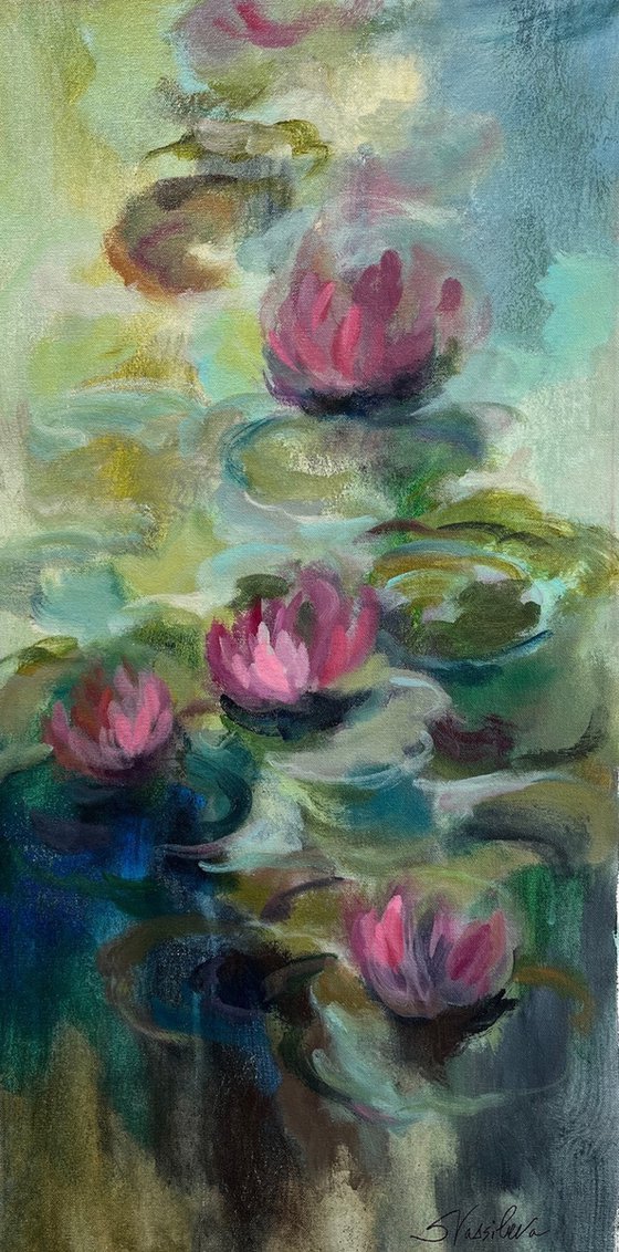 Pink Water Lilies II