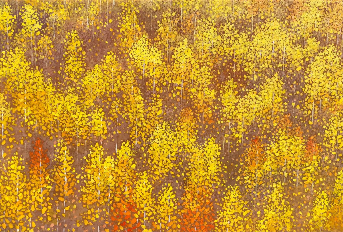 Volodymyr Smoliak | Original Oil Painting | Golden Autumn | 90 X 60Cm | Artwork For Sale On Artfinder