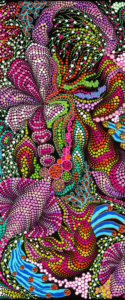Pink Coral Garden by Oxana Lazari