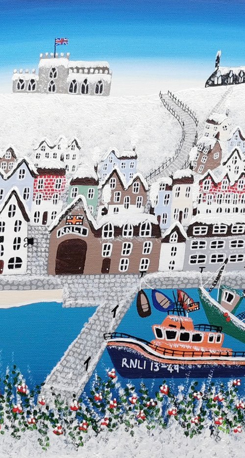 Winter in Whitby by Elisa Trueman