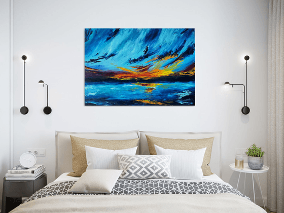 Turquoise sunset