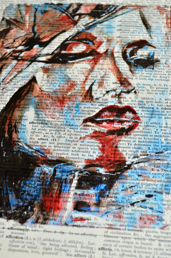 Woman in Sepia- Collage