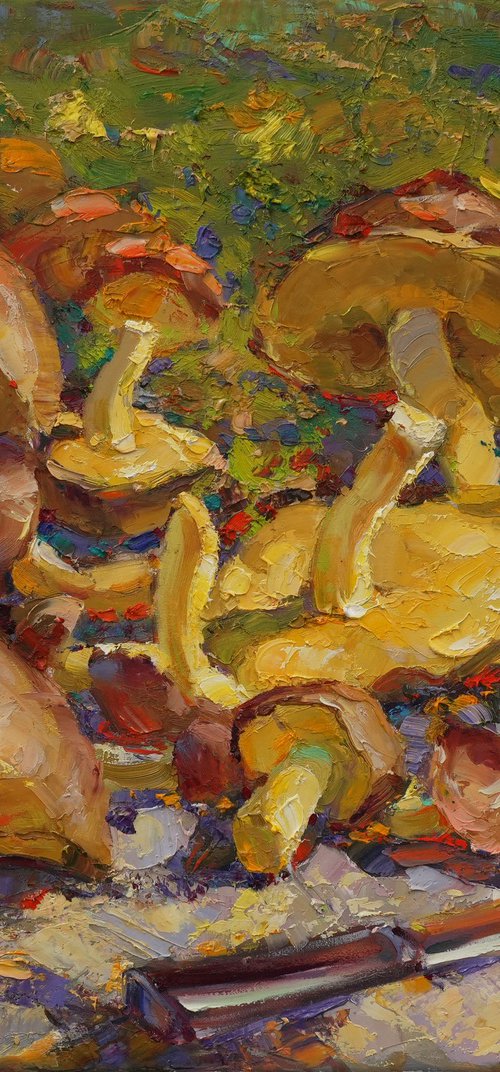 Butter mushrooms by Alisa Onipchenko-Cherniakovska