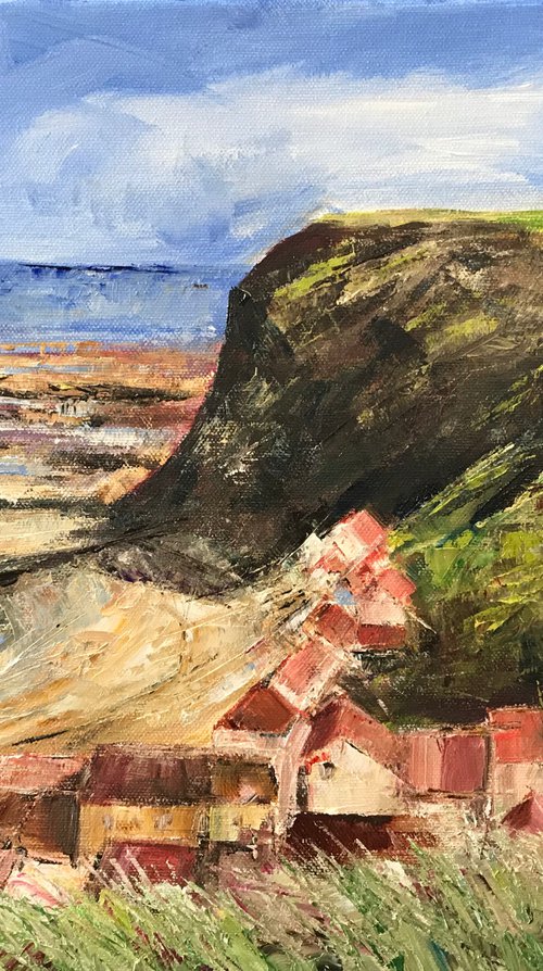 Above Staithes by Andrew Moodie