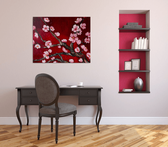 Blooming Cherry Branches