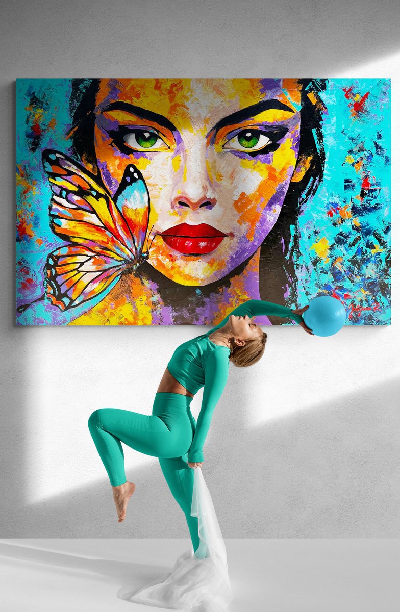  Whisper Of Wings By Julijana Ravbar, 59 X 39, Artwork For Sale On Artfinder