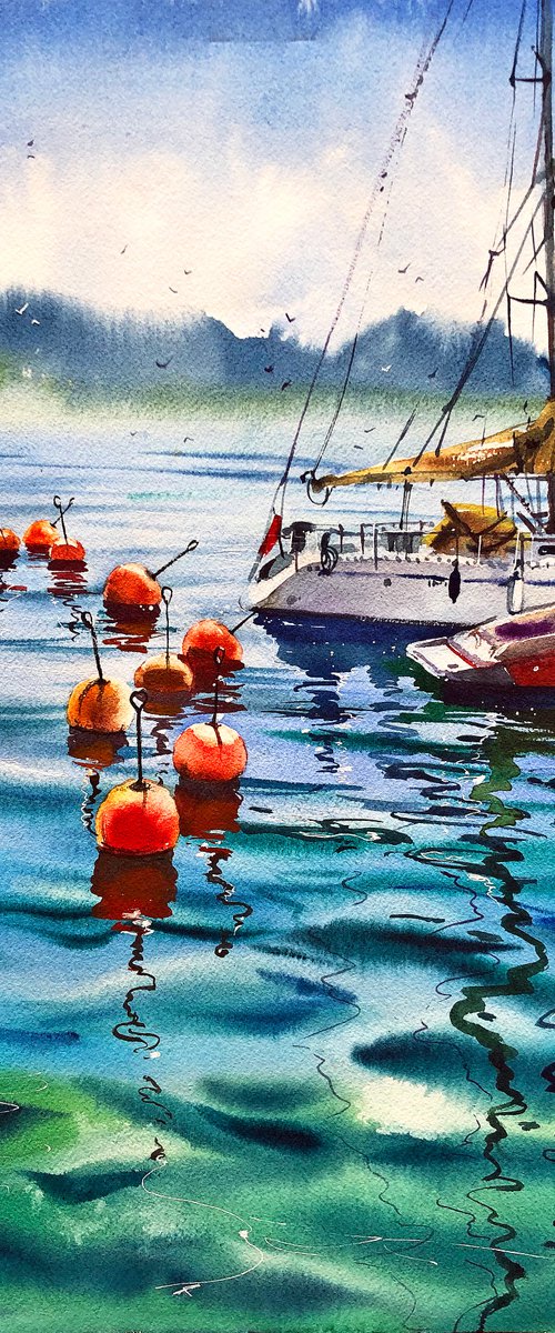 Summer in Lutry by Ksenia Astakhova