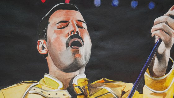 Freddie Mercury. Series "Musicians Who Influenced Me".