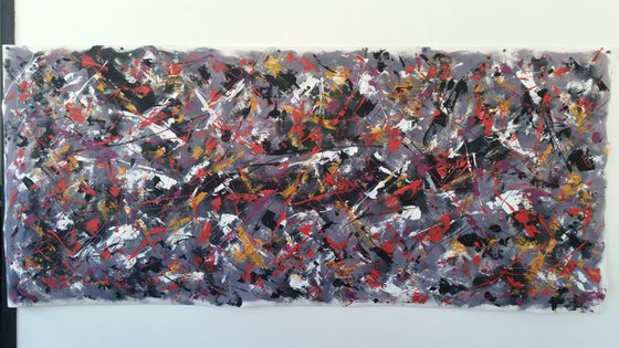 Modern Abstract ACRYLIC on CANVAS by M.Y.