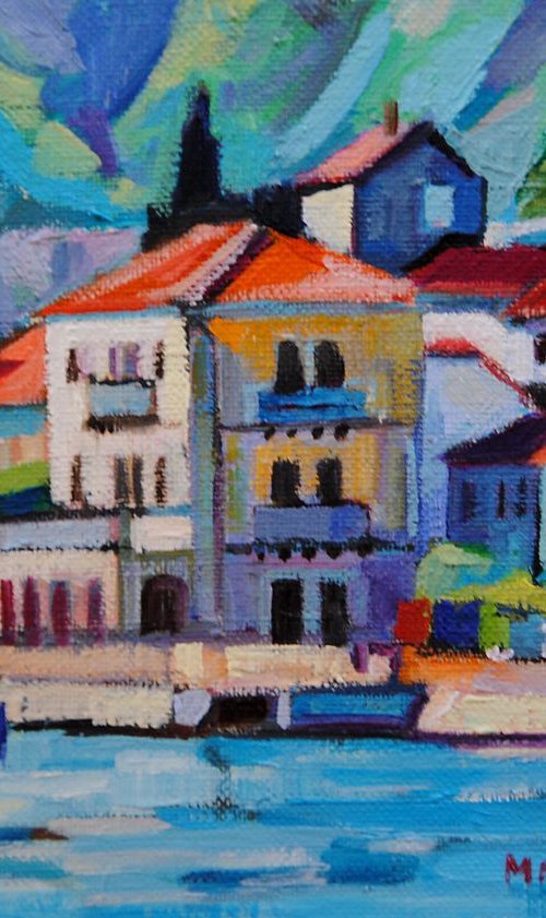 Seascape  / 16 x 11 x 0.3 cm by Maja Đokić Mihajlović