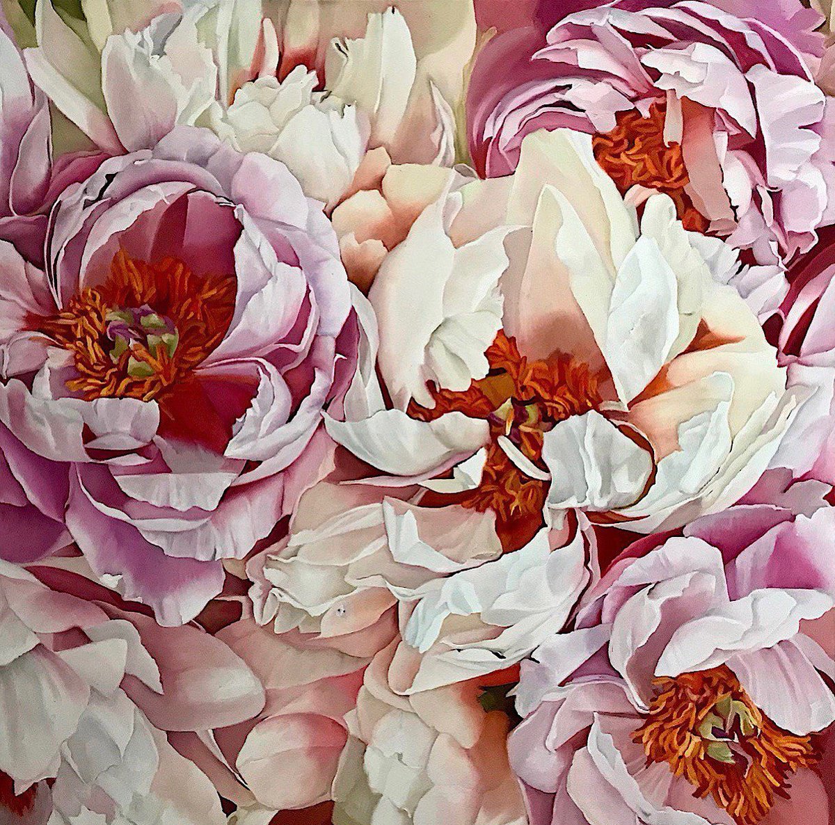 Peonies by Natalia Lugovskaya