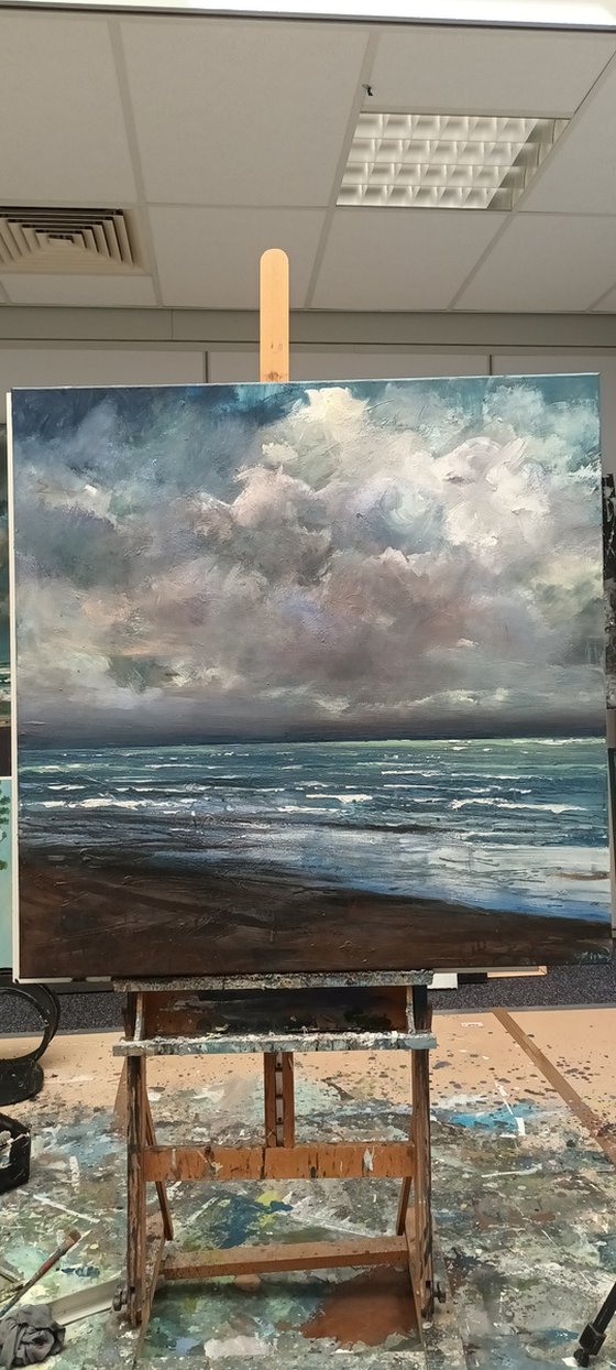 North Sea series 95, approaching storm
