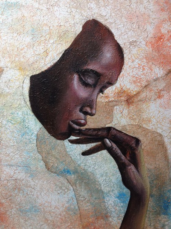 African woman portrait Eka Peradze Art