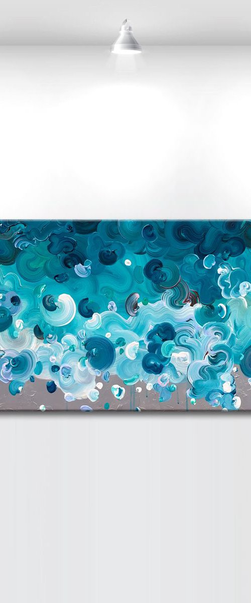 'Oceanum somnio II' - 60x20" by Tatiana Georgieva
