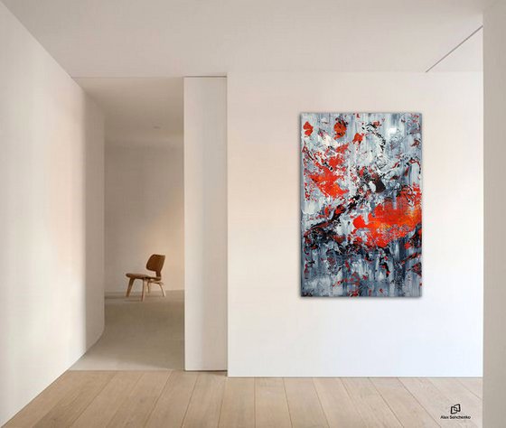 150x100cm. / extra large painting / Abstract 22102