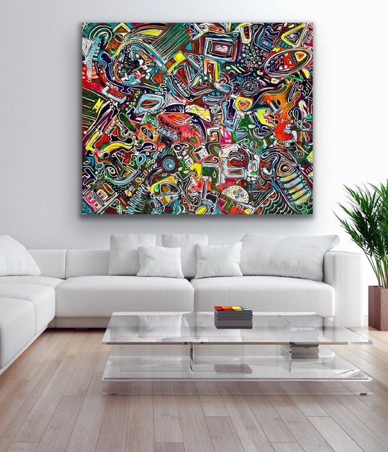 78''x65''(200x165cm), Life in Colors 20