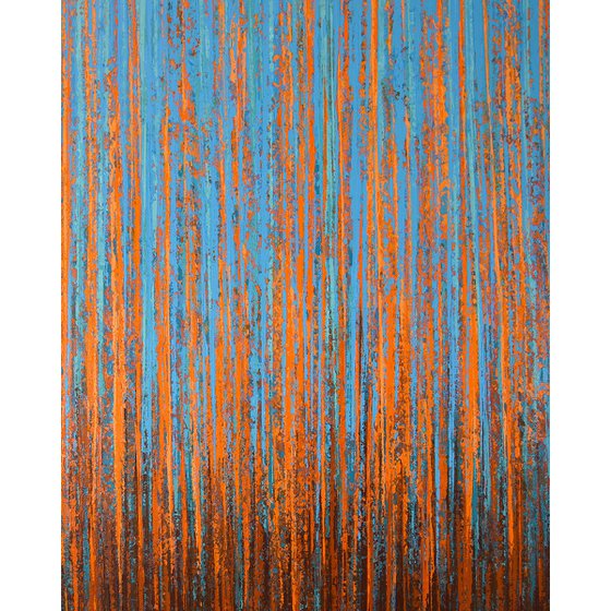 Orange Blue - Color Field