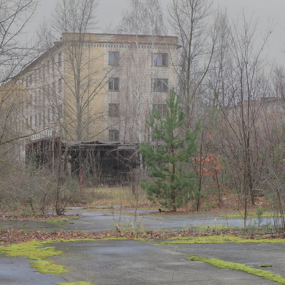 #58. Pripyat. Behind bus station 1 - Original size
