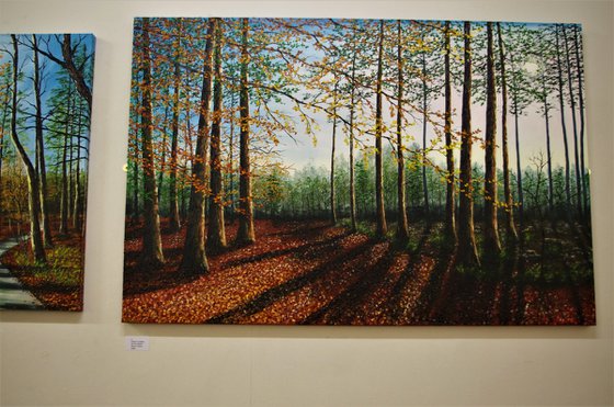 Forest Clearing. 100cm X 150cm