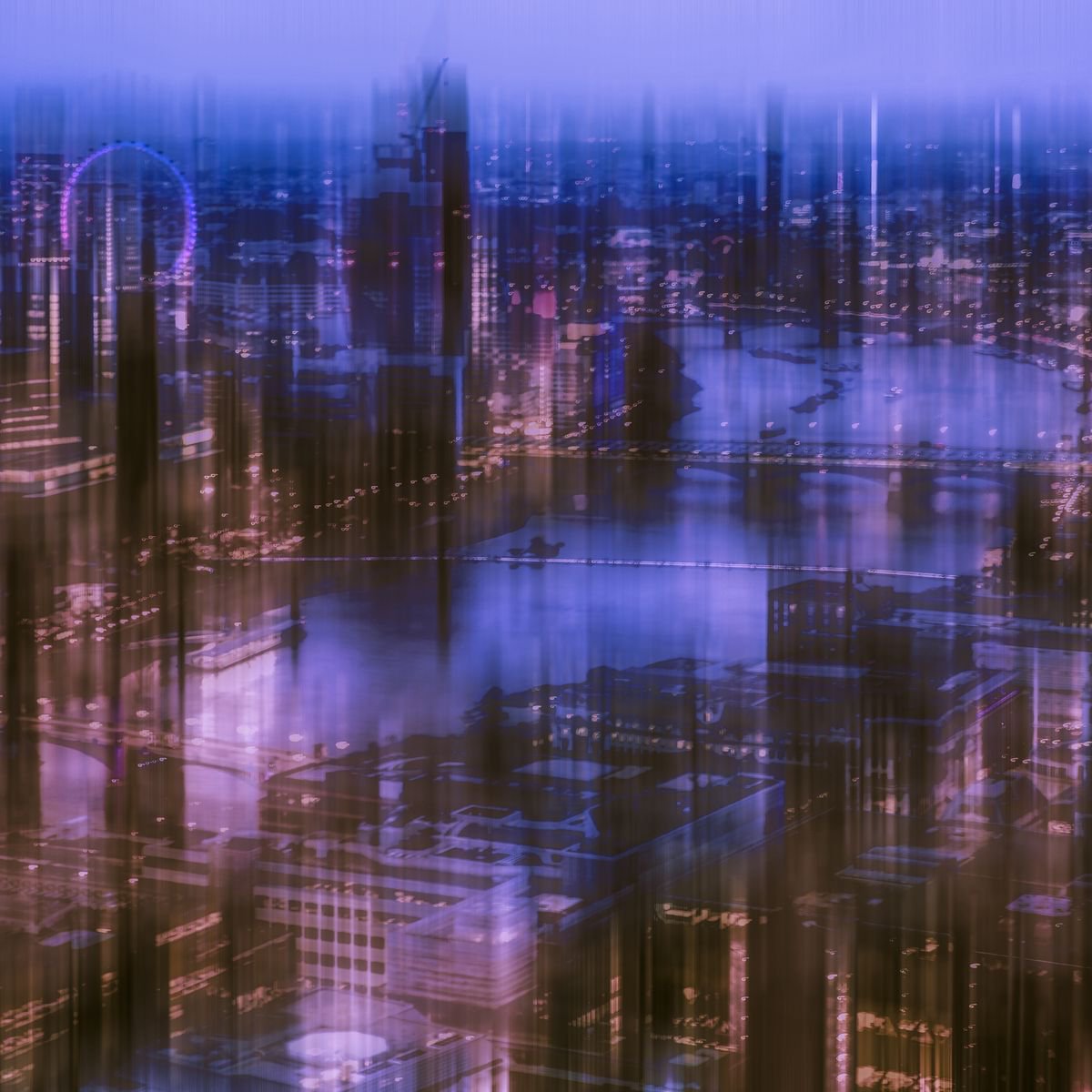 Abstract London: The Thames by Graham Briggs