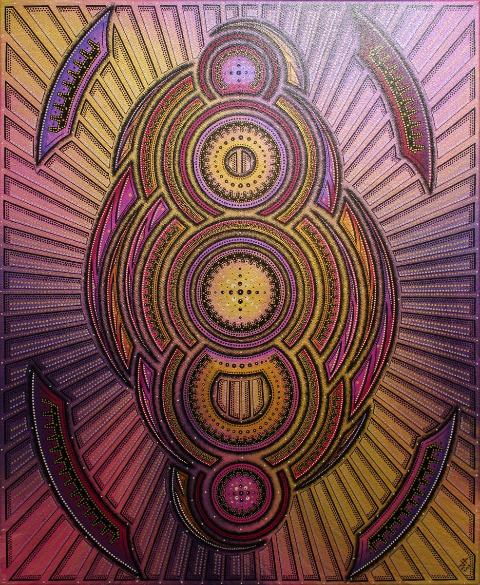 Contemporary Art Painting: Pink Cycle By Jonathan Pradillon, 20 X 24, Artwork For Sale On Artfinder