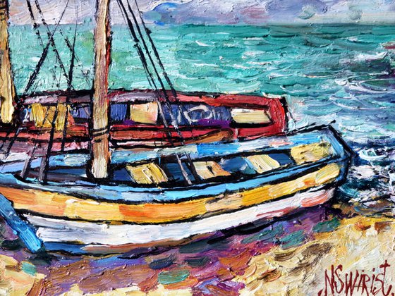 Boats Before the Storm