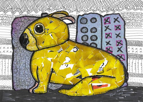 Yellow Rabbit by Pavel Kuragin