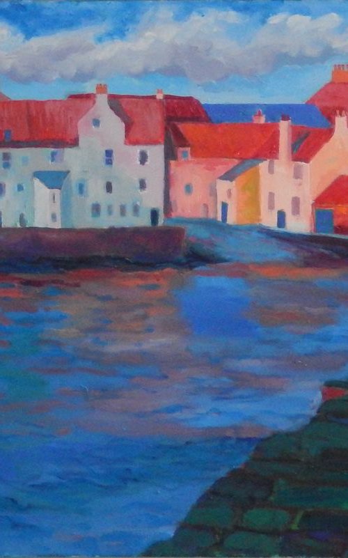 The Gyles, Pittenweem Harbour by Stephen Howard Harrison