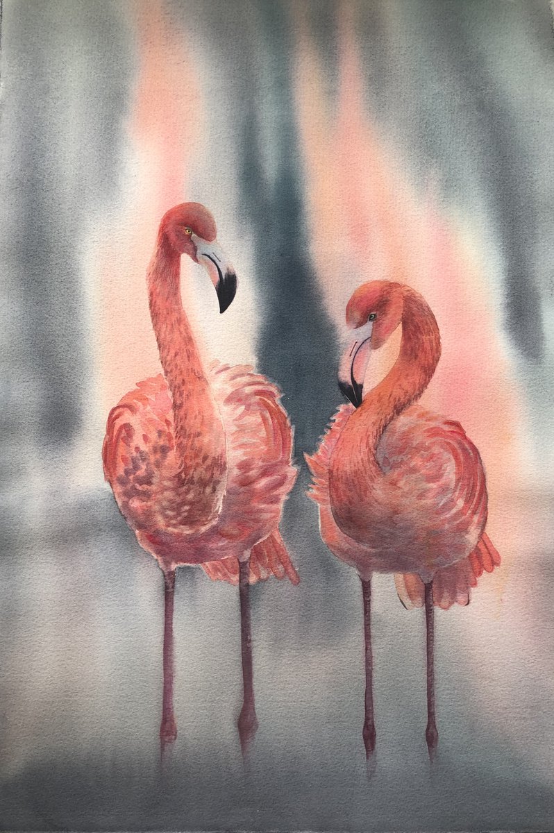 Flamingo by Alina Karpova