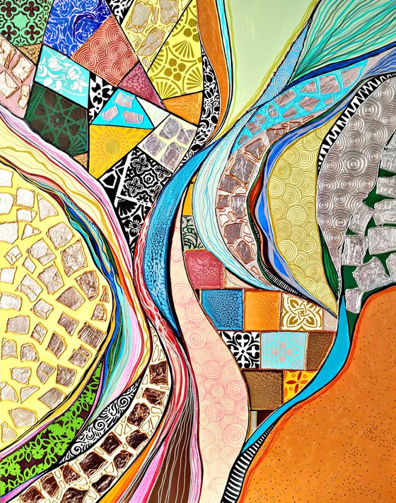 Abstract Walk in Barcelona