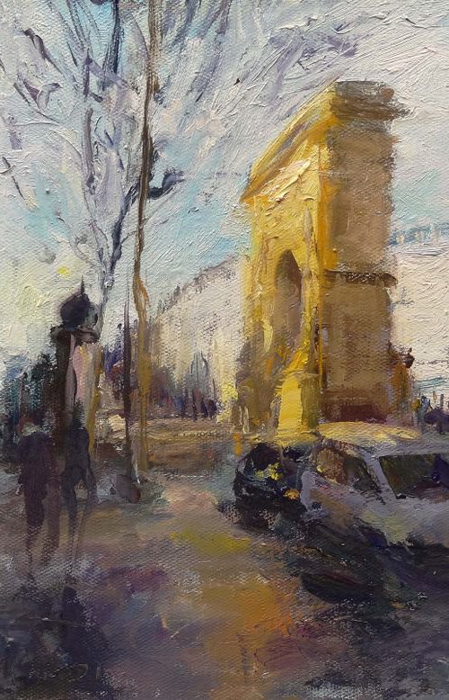 Porte st Denis , Paris by Manuel Leonardi